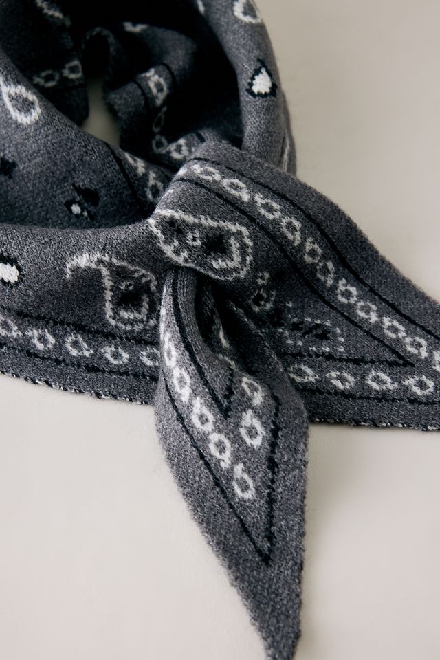 Foulard Bandana a Triangolo Lavorato a Maglia #1