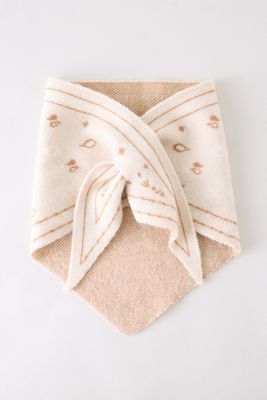 Foulard Bandana a Triangolo Lavorato a Maglia