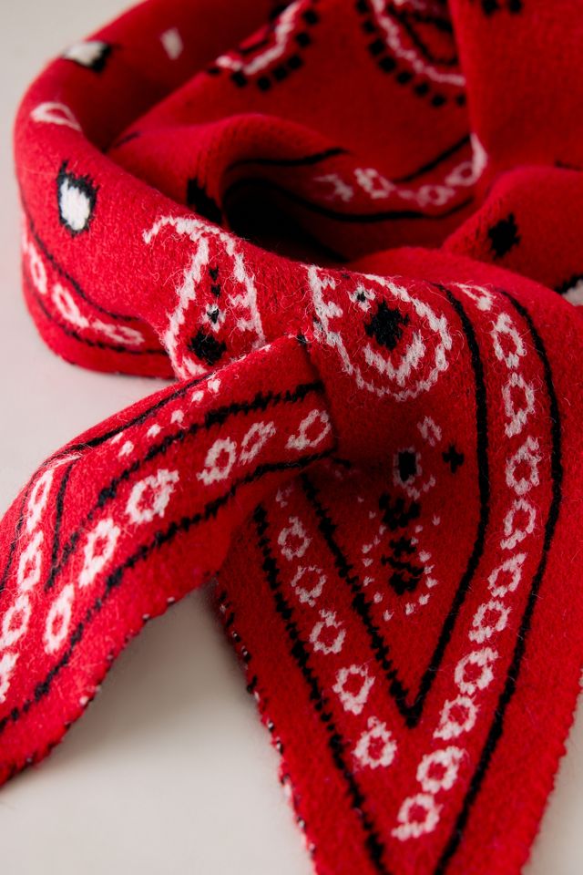 Knitted Triangle Bandana Headscarf #1