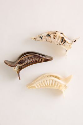 Pinzas Planas para el Cabello, Juego de 3