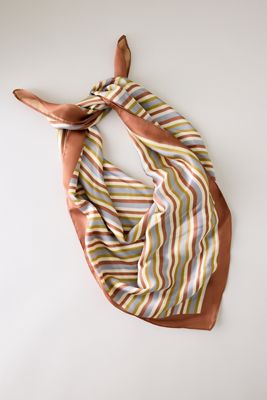 Foulard a Righe Neutro