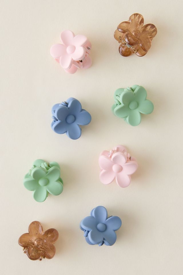 Mini-Blumen-Haarklammer-Clips, 8er-Set #1