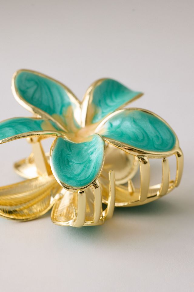 Metal Flower Hair Claw Clip #1