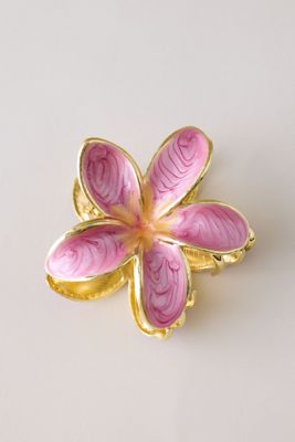 Pinza de Pelo de Flor de Metal