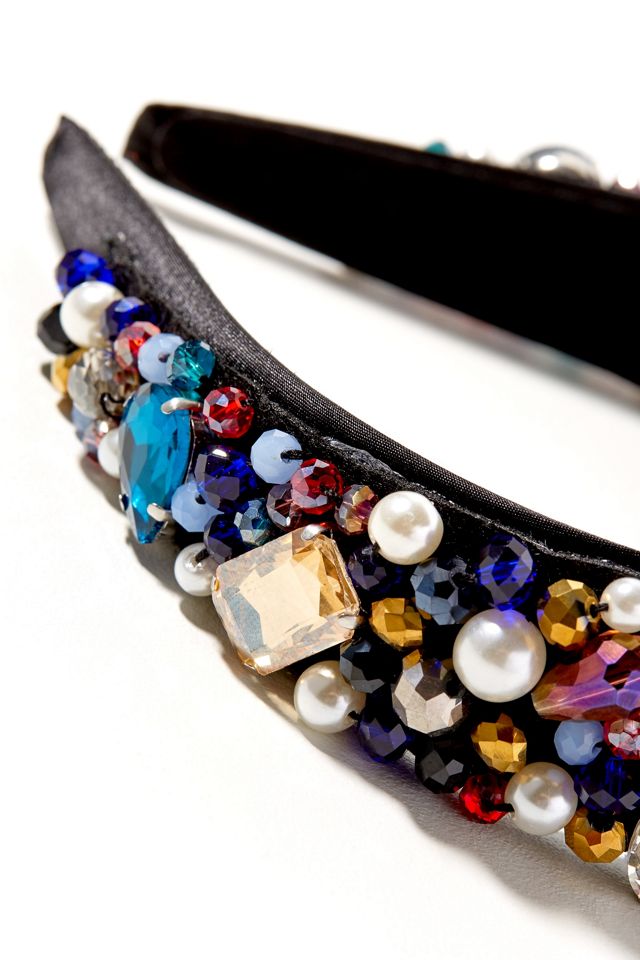 Dinah Jewel Encrusted Headband #1