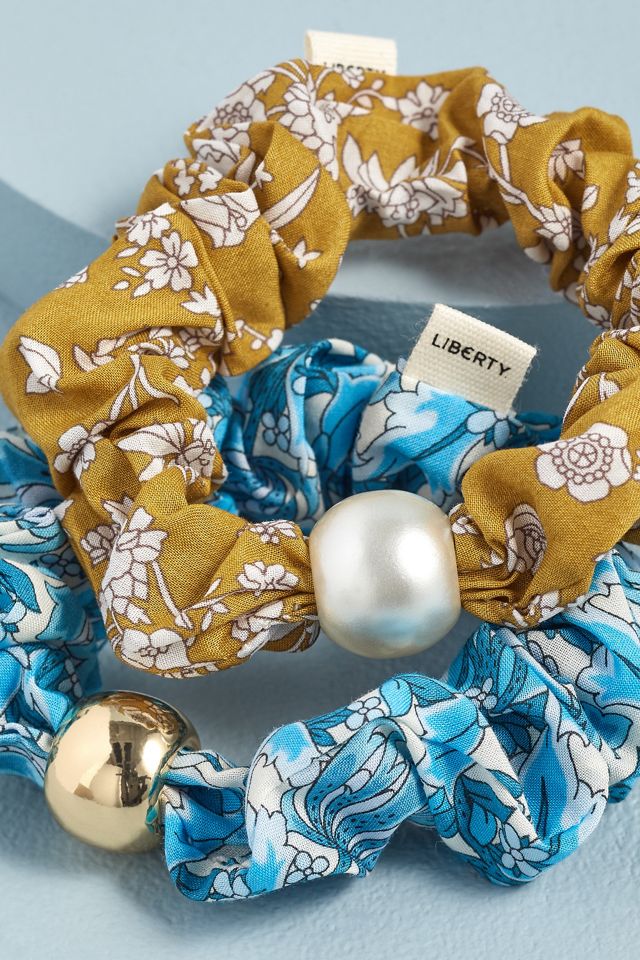 Set of 2 Lele Sadoughi x Liberty London Danuna Scrunchies  display picture 3