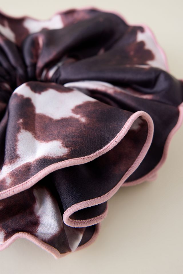 Cow Print Hair Scrunchie #1