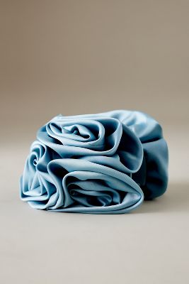 Becksondergaard Satin Rose Hair Claw Clip In Blue