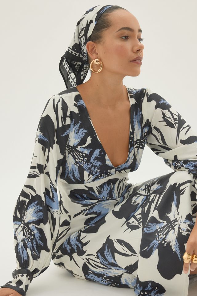 Pañuelo para la Cabeza con Estampado Floral #1