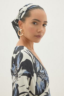 Floral Printed Headscarf