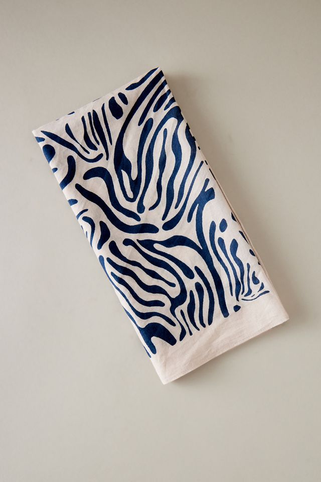 Mads Norgaard Animal Print Organic Cotton Head Scarf #1