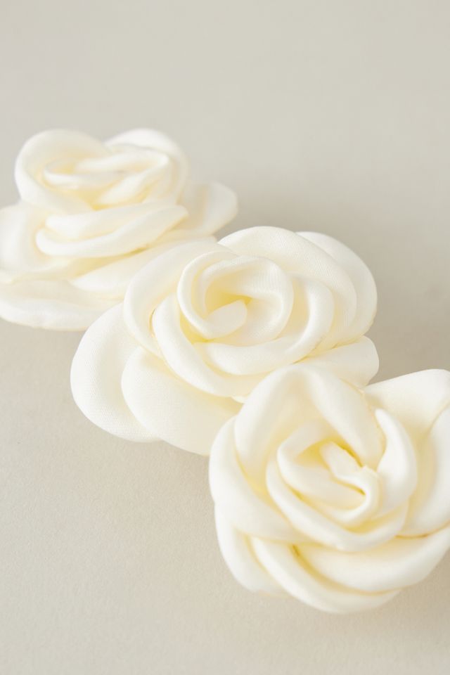 Stoff Blume Haarspange Haarklammer #1