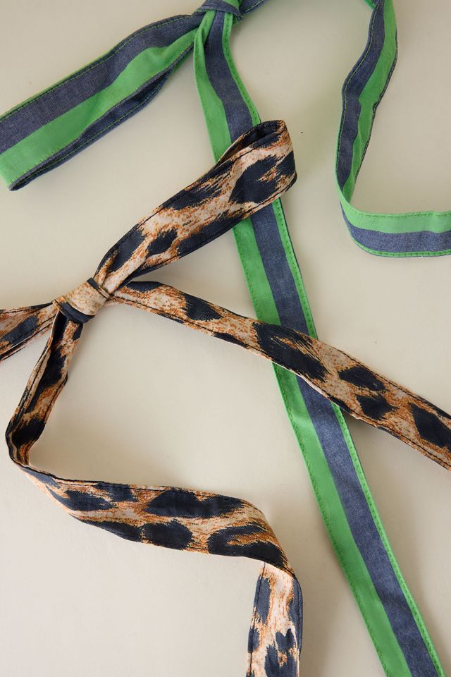 Damson Madder Hair Ribbons, Set of Two #1