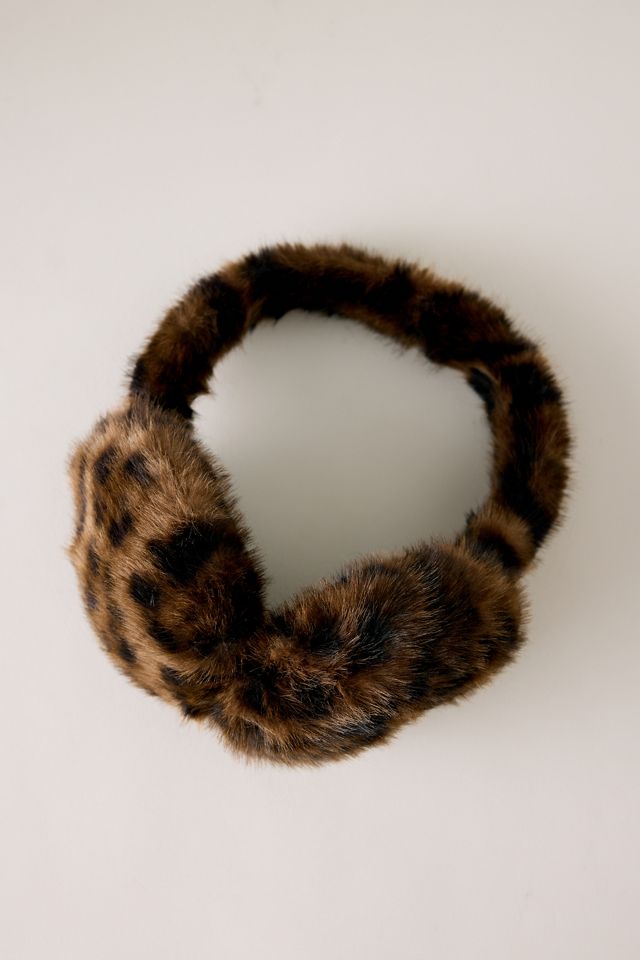 Orejeras de Piel Sintética de Leopardo #1