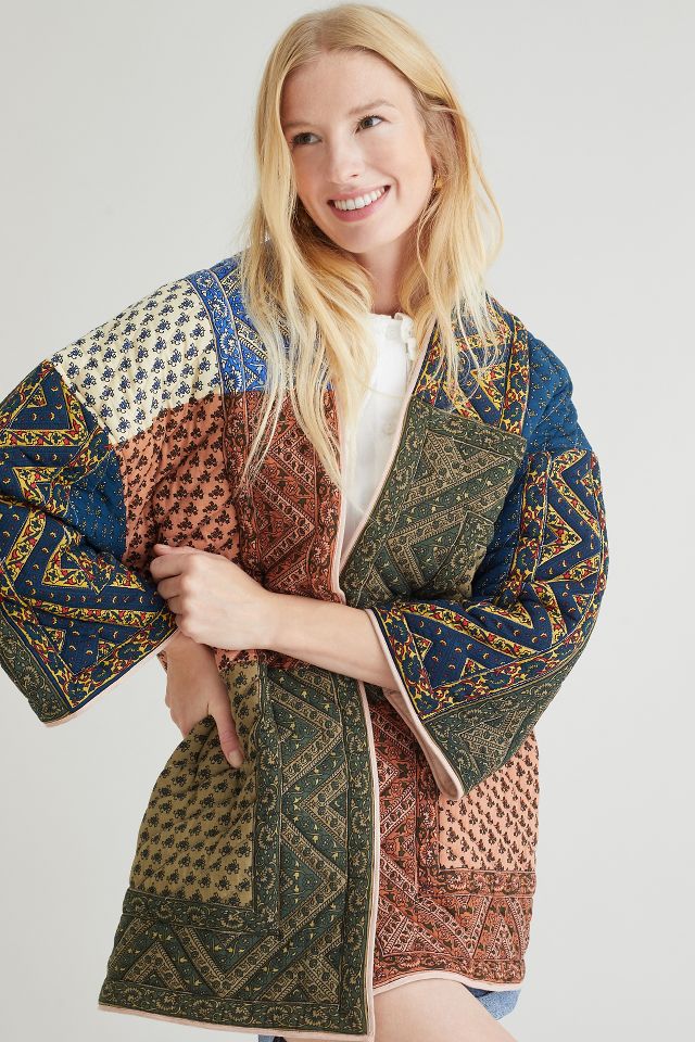 Anthropologie floral outlet coat