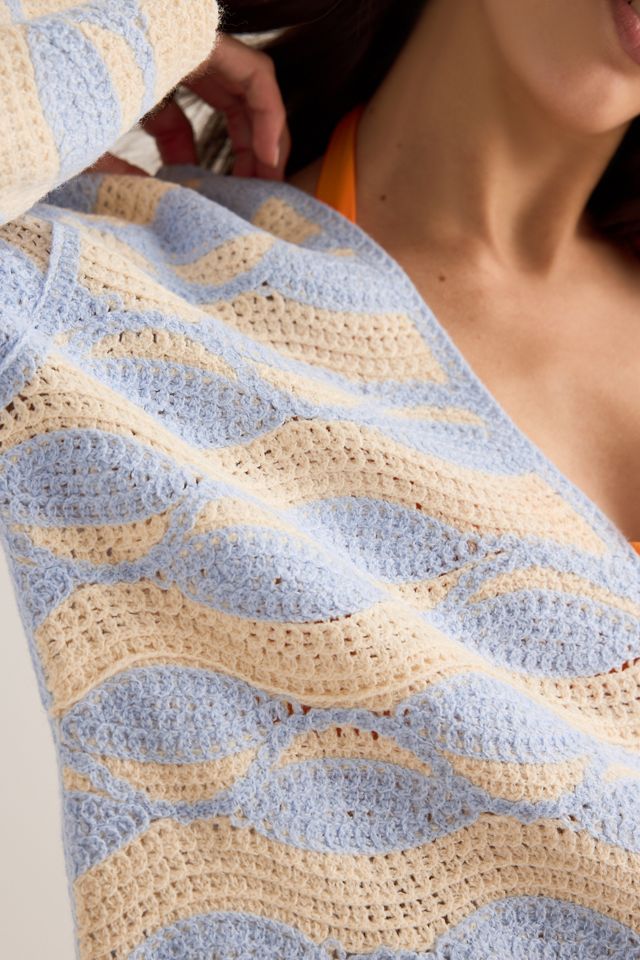 Celandine Printed Crochet Mini Tunic #3