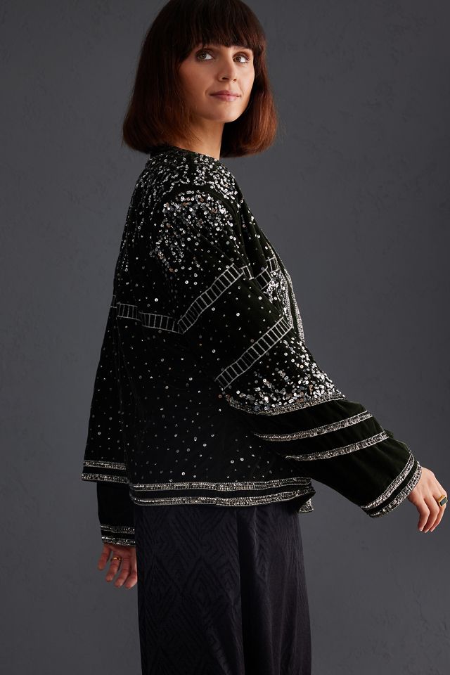 Embellished Velvet Jacket #2