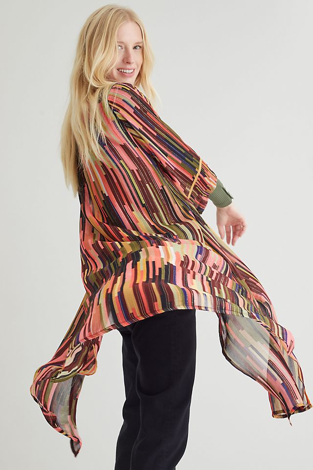 Bl-nk Stripe-Print Kimono | Anthropologie UK