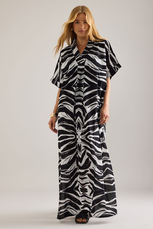 By Anthropologie Kimono imprimé zèbre #3