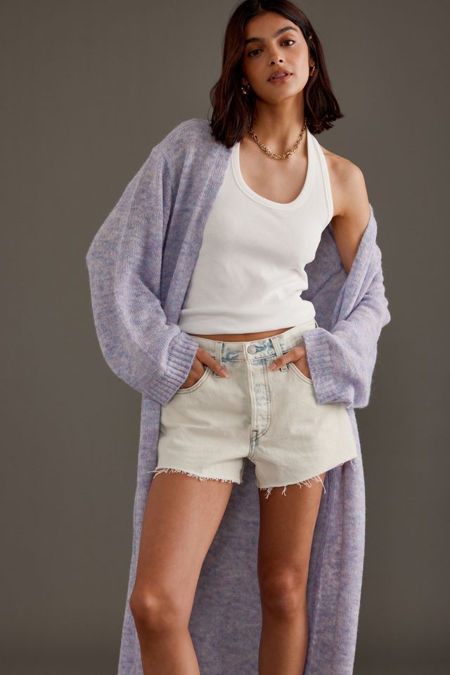 Lightweight Knitted Long-Sleeve Duster Cardigan #3