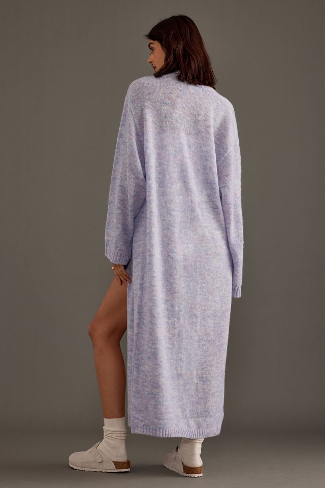 Lightweight Knitted Long-Sleeve Duster Cardigan #2