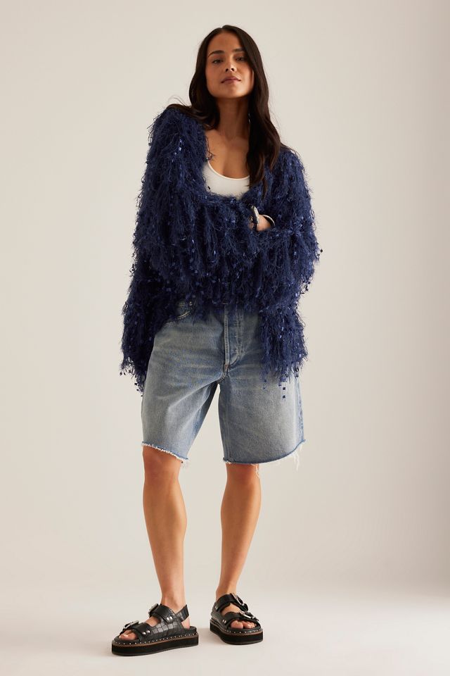 Cardigan in Maglia con Frange di Anthropologie #2
