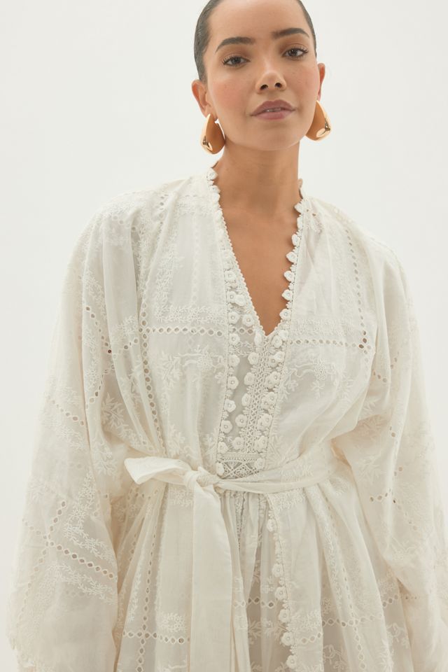 By Anthropologie Embroidered Kimono #2
