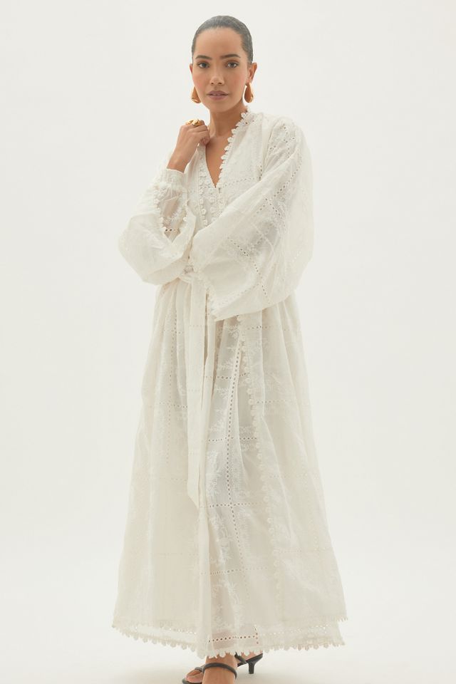 By Anthropologie Embroidered Kimono #3