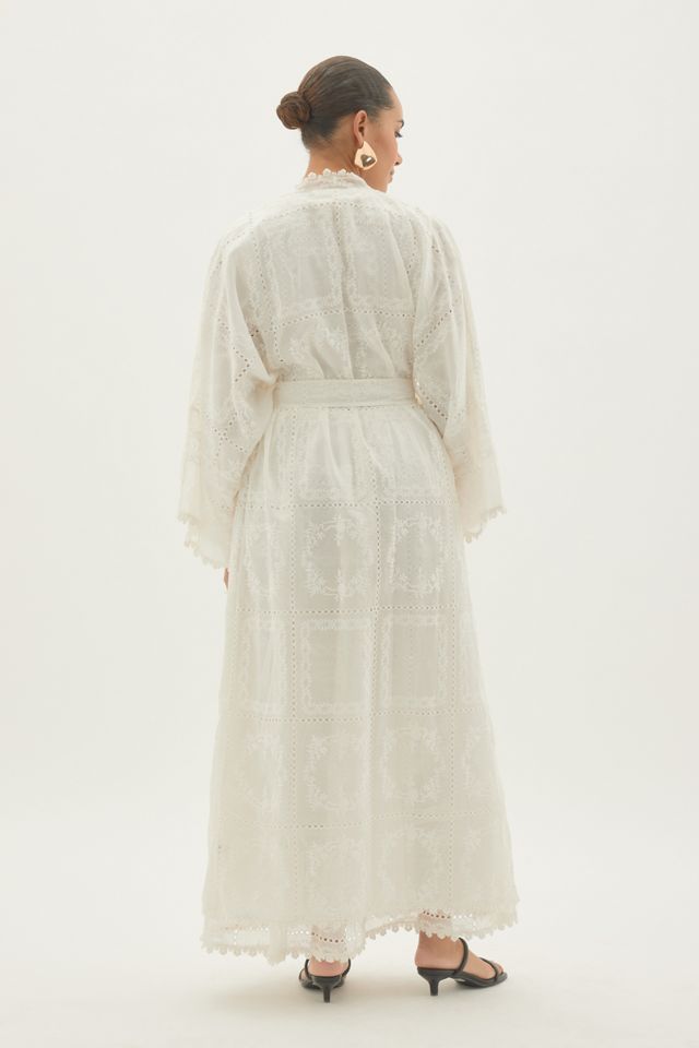 By Anthropologie Embroidered Kimono #1