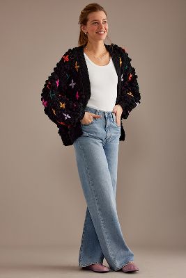 Anthropologie hotsell llama cardigan