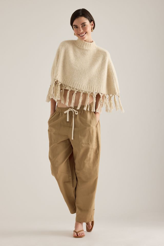 Mare Mare Fringed Poncho #2