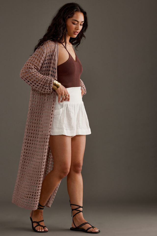 Cárdigan Duster de Tejido Abierto de Anthropologie #5