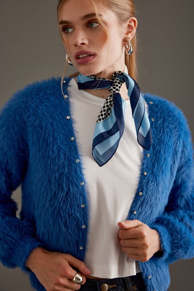 Maeve Brushed Cosy Rhinestone Cardigan #4