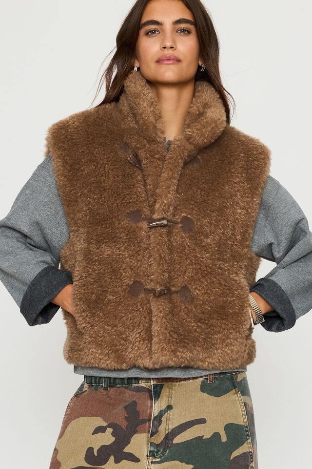Gilet en fausse fourrure By Anthropologie #1