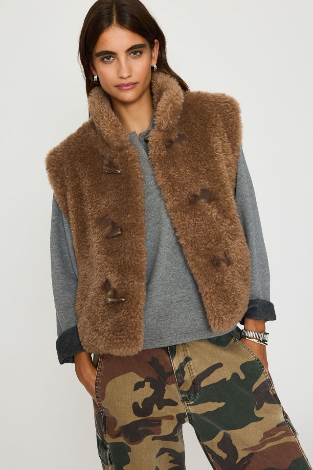 Gilet en fausse fourrure By Anthropologie #2