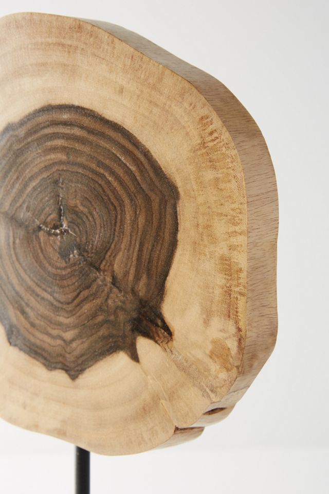 Wood Slice Decorative Object #4