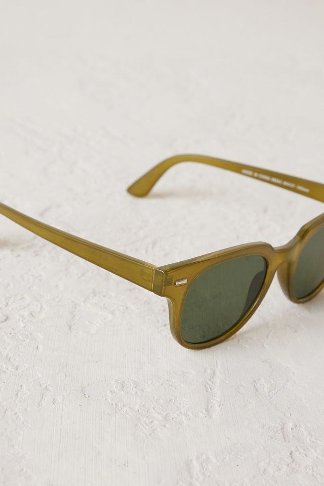 Olive Wayfarer Sunglasses #1