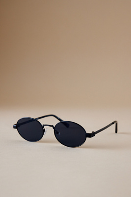 Shop Le Specs Poseidon Deux Sunglasses In Black