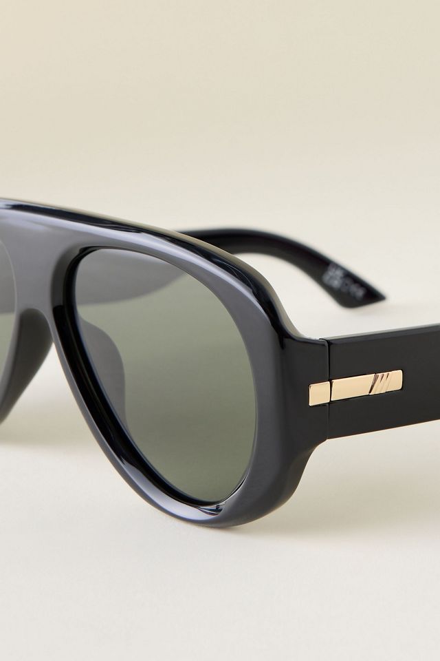 Le Specs Dream Boat Oversized Aviator Sunglasses #1