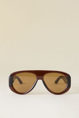 Occhiali da sole aviatore oversize Le Specs Dream Boat