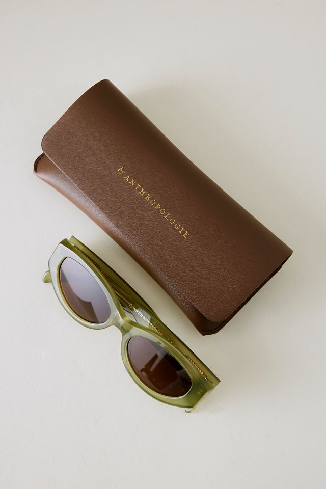 Gli Occhiali da Sole Darcy Acetato Rettangolari Arrotondati #2