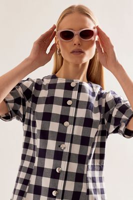 Las Gafas de Sol Rectangulares Redondeadas Darcy Acetate