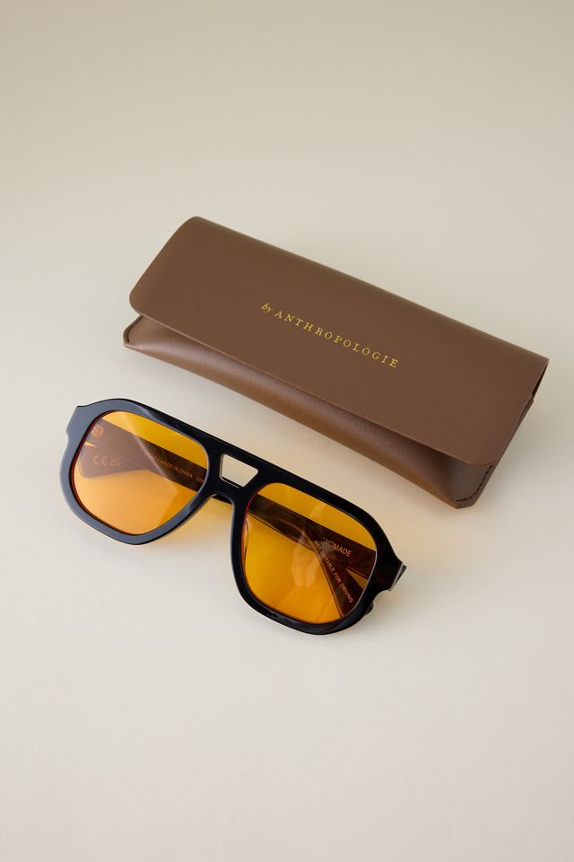 Gli Occhiali da Sole Aviator Oversize in Acetato Juno #5