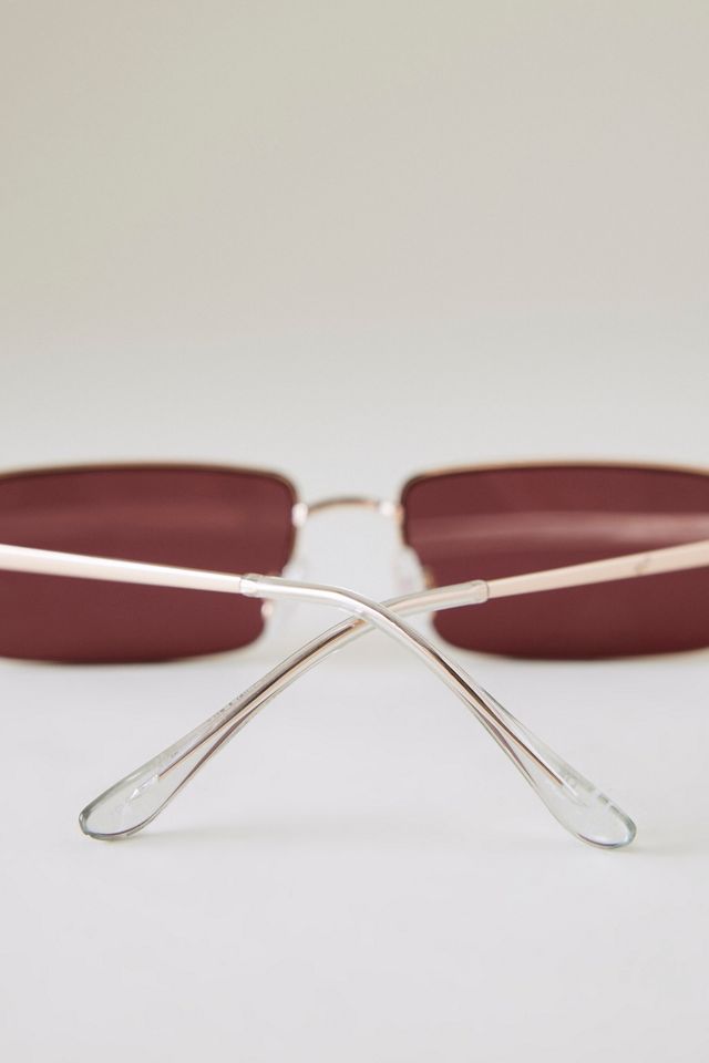 The Renee Skinny Rectangle Sunglasses #1