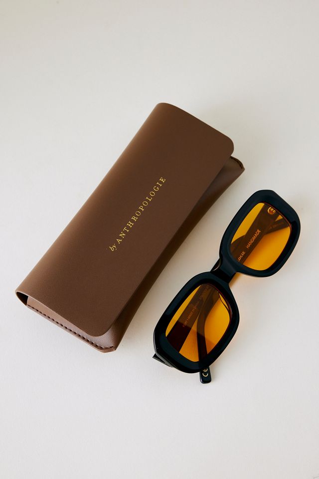 Bevelled Rectangular Sunglasses #3