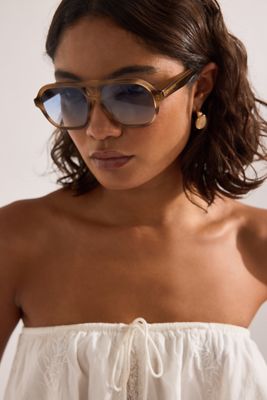 By Anthropologie Klassische Flieger-Sonnenbrille