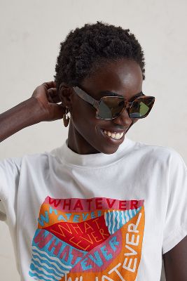 Oversized Square Tort Sunglasses | Anthropologie UK