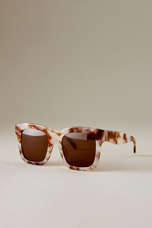 By Anthropologie The Betsy Oversized Polarised Sunglasses