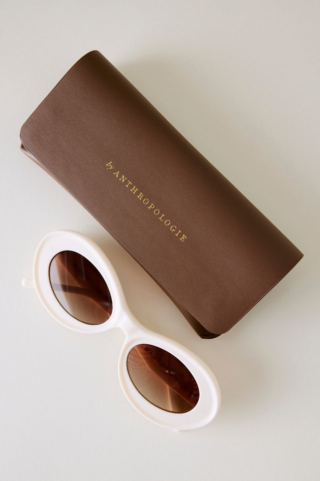 The Odette Acetate Bubble Oval Sunglasses  #4
