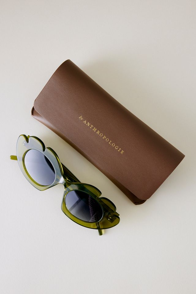 Las Gafas de Sol Acetato Winnie Leafy Bubble Cat-Eye #3